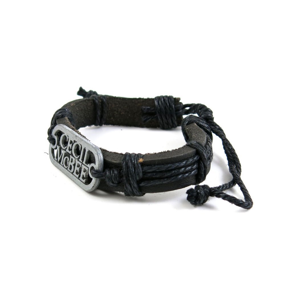 1 PCS Leather Wristband Strand Bracelet Fashion Wrap Bangle Ladies Men Women Jewellery QNW1017 Sign Letters