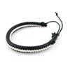 1 PCS Leather Wristband Strand Bracelet Fashion Wrap Bangle Ladies Men Women Jewellery QNW8009W Weave Plait view 2