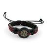 1 PCS Leather Wristband Strand Bracelet Fashion Wrap Bangle Ladies Men Women Jewellery QNW3025 Luck Pattern view 1