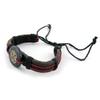 1 PCS Leather Wristband Strand Bracelet Fashion Wrap Bangle Ladies Men Women Jewellery QNW3025 Luck Pattern view 2