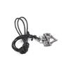 1 PCS Leather Necklace Collier QNN7010 Peach Heart Fashion Neck Lace Jewellery Pendant Collar Sweater Long Chain Bib Retro view 2