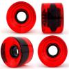 VJ Skateboard Longboard Truck and Wheel, 70mm Long Board Wheels w 7inch 180mm Skateboard Trucks (Black) Longboard Bearings Longboard Hardware Skateboard Riser Pads (Gel Red) view 3