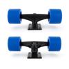 VJ Skateboard Truck and Wheel, 5.0 Skateboard Trucks (Black) w/Skateboard Cruiser Wheel 60mm, Skateboard Bearings, Skateboard Screws, Skateboard Riser Pads (Blue) view 2