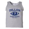 Dillon 7 Retro Sports Novelty DT Adult Tank Top (Large, Sports Gray) view 1
