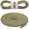 YFINE Waxed Round Shoe Laces: 2 Pairs 31 Inch Army Green Wax Oxford Shoelaces for Dress Shoes Boots view 2