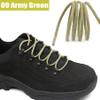 YFINE Waxed Round Shoe Laces: 2 Pairs 31 Inch Army Green Wax Oxford Shoelaces for Dress Shoes Boots view 3