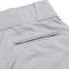 CHAMPRO Women's Tournament Traditional Low-Rise Polyester Softball Pant, Small, Grey view 4