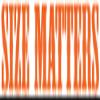 24" Size Matters Auto Windshield Sticker view 1