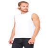 Bella + Canvas Unisex Jersey Muscle Tank XS WHITE view 2