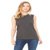Bella + Canvas Unisex Jersey Muscle Tank XS DK GREY HTHR view 1