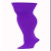 Banner Bonnie Girls' Opaque Microfiber Dance Stockings School Uniform Footed Tights (2-4, Purple) view 2