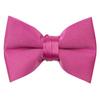 Spring Notion Boys' Pre-Tied Banded Satin Bow Tie, Large with Gift Box, Fuchsia view 1