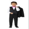 Spring Notion Boys' Pre-Tied Banded Satin Bow Tie, Large with Gift Box, Fuchsia view 3