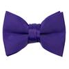 Spring Notion Boys' Pre-Tied Banded Satin Bow Tie, Medium with Gift Box, Purple view 1