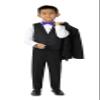 Spring Notion Boys' Pre-Tied Banded Satin Bow Tie, Medium with Gift Box, Purple view 3