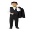 Spring Notion Boys' Pre-Tied Banded Satin Bow Tie, Large with Gift Box, Lime view 3
