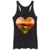 Lost Gods True Love Women's Racerback Tank Top, Black Heather, Medium view 1