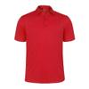 Monterey Club Men's Solid Tailored Collar Short Sleeve Polo Shirt #3670 (Red, 2X-Large) view 1