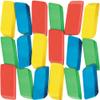 Basic Assorted Rainbow Erasers - 24 Pieces - Educational and Learning Activities for Kids view 1