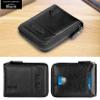 Admetus RFID Wallet Cowhide Leather zipper credit card ID Wallet Father Man Friend gifts (Litchi Grain Black) 252 view 2