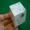 Gua6119 White Howlite Cube Large view 3