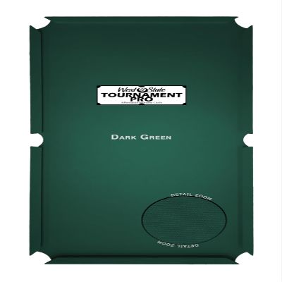 West State Billiards 25 oz Tournament Pro Worsted Pool Table Felt Replacement Kit for 8 Foot Tables - Dark Green