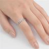 Love Heart Promise Ring New .925 Sterling Silver Band Size 4 view 2