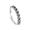Love Heart Promise Ring New .925 Sterling Silver Band Size 4 view 3