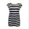 Anne Leman Women's Striped/Gold Eglantine Cocktail Dress SP91DR1 Size 4 view 1
