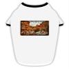 TOOLOUD Colorado Painted Rocks Text Cotton Dog Shirt White with Black Medium view 1