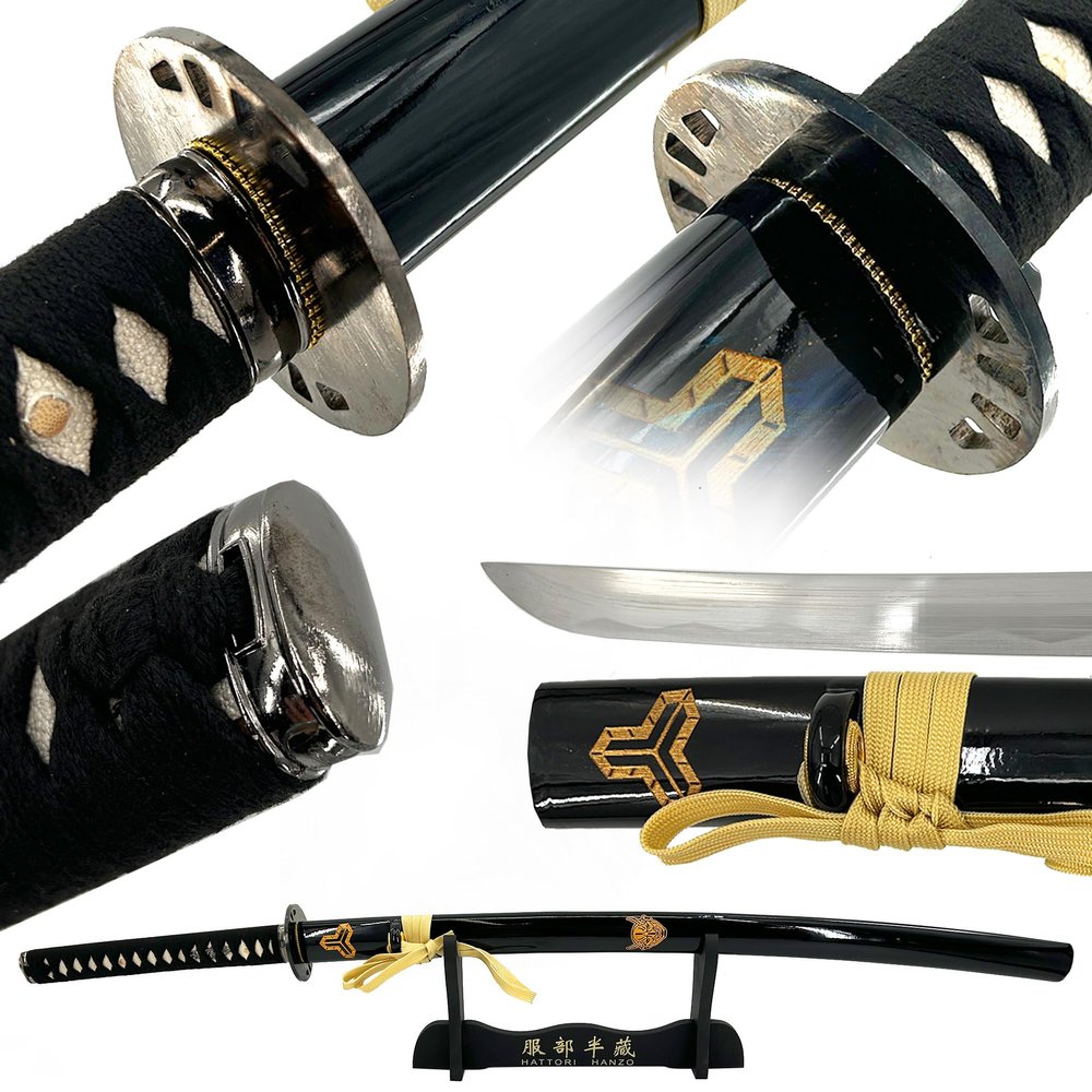 MedievalDepot - Kill Bill Hanzo Demon Sword 1060 Carbon Steel (Full Tang, 29", Razor Sharp)