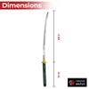 MedievalDepot - Kill Bill Hanzo Demon Sword 1060 Carbon Steel (Full Tang, 29", Razor Sharp) view 2