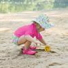 i play. by green sprouts baby girls Rashguard infant and toddler sun protective swimwear, Hot Pink, 6 Months US view 3