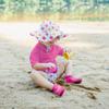 i play. by green sprouts baby girls Rashguard infant and toddler sun protective swimwear, Hot Pink, 6 Months US view 4