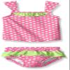 i play. by green sprouts Two Piece Tankini with Snap Reusable Swim Diaper | Baby Girl Swimsuit | Lightweight, Patented Design view 1