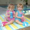 i play. by green sprouts Two Piece Tankini with Snap Reusable Swim Diaper | Baby Girl Swimsuit | Lightweight, Patented Design view 3