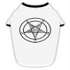 TOOLOUD Sigil of Baphomet Cotton Dog Shirt White with Black XL view 1
