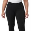 HUE Women's Hue Women's Ultra Capri With Wide Waistband Leggings, Black, X-Small US view 4