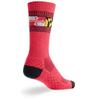 SockGuy, Adults' Crew Cuff Socks - Large/X-Large, Maryland Red view 1