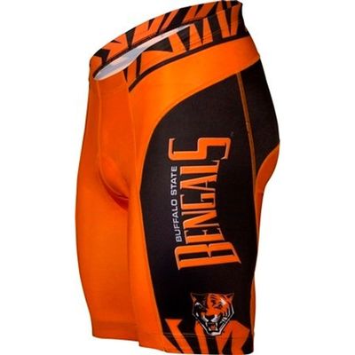 Adrenaline Promotions NCAA Buffalo Bulls Men's Cycling Shorts, Large, Orange/Black