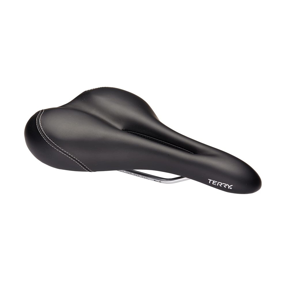 Terry Liberator X Bike Saddle - Mountain Bicycle Seat for Women - Flexible & Comfortable, Black Dura-tek Cover
