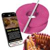 TOFL Pink Softball and Baseball Glove Lace Kit | Mitt Lace Glove Repair Lacing Kit | 2 Leather Laces with Lacing Needle for Catchers Glove| Pink view 1