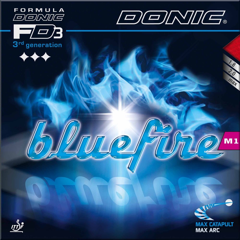 DONIC Rubber Bluefire M1Options 2 0 Mm 2.0Mm Black