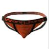 Legou Men Low Rise Mesh Cotton Jockstrap Briefs Orange L view 1