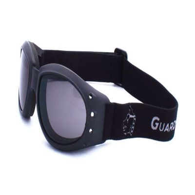 Guard-Dogs Terminator Matte Black Smoke/Golden w/FogStopper, 1 Frame, 2 Lens Set