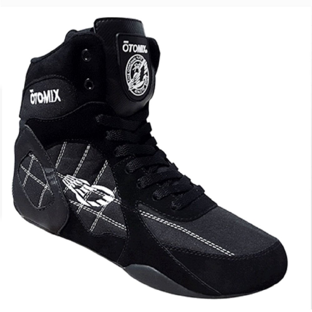 Otomix Women's Warrior Bodybuilding Boxing Weightlifting MMA Shoes Black 6.5