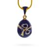 BestPysanky Crystal Bow Egg Pendant Necklace view 1