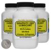 Graphite Dry Lube [C] 99.9% ACS Grade Powder 1 Lb in Three Space-Saver Bottles