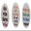 A&T Designs Set 3 Bitch Boss Kick Ass Fun Winning Themed Quotes 2.25" Keychains view 1
