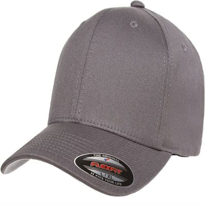 Flexfit Premium Original Hat Pros Fitted Hat Small/Medium Gray
